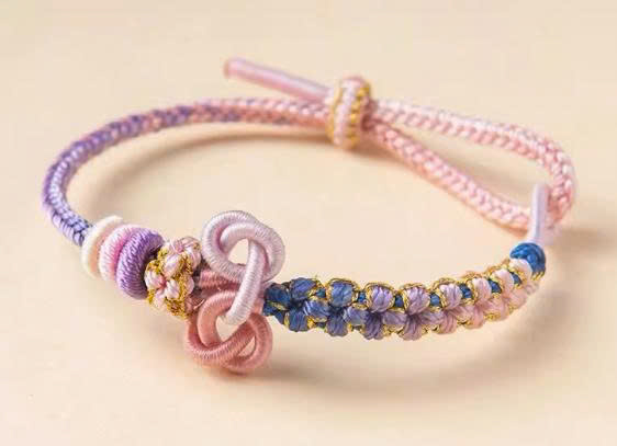 Vòng chỉ ngũ sắc may mắn Nepal MS606