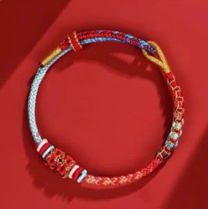 Vòng chỉ ngũ sắc may mắn Nepal MS618