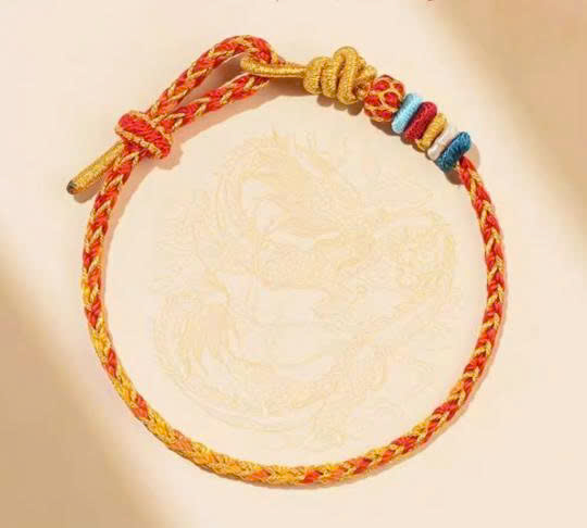 Vòng chỉ ngũ sắc may mắn Nepal MS624