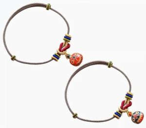 Vòng chỉ ngũ sắc may mắn Nepal MS628