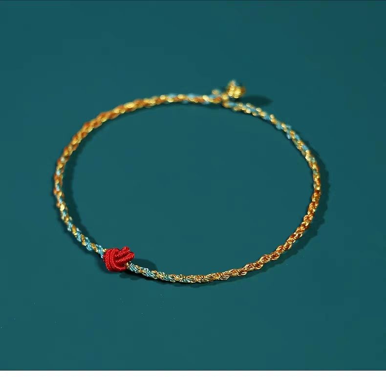 Vòng chỉ ngũ sắc may mắn Nepal MS638