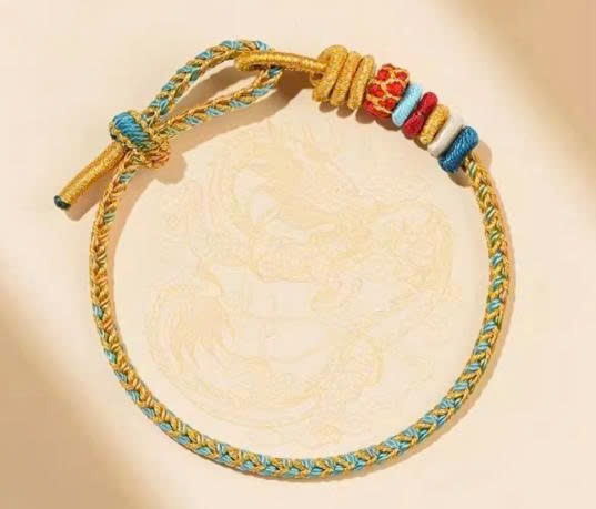 Vòng chỉ ngũ sắc may mắn Nepal MS640