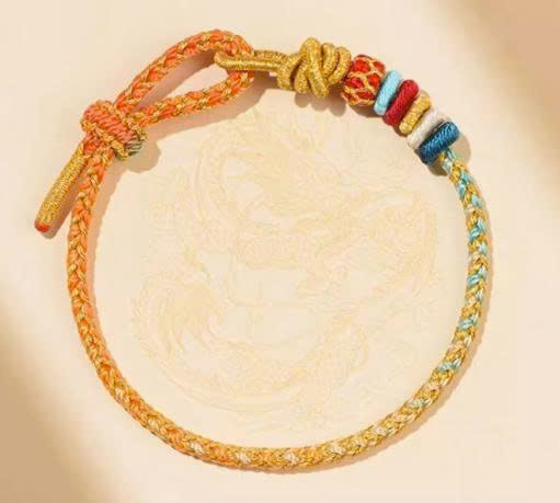 Vòng chỉ ngũ sắc may mắn Nepal MS641