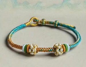 Vòng chỉ ngũ sắc may mắn Nepal MS642