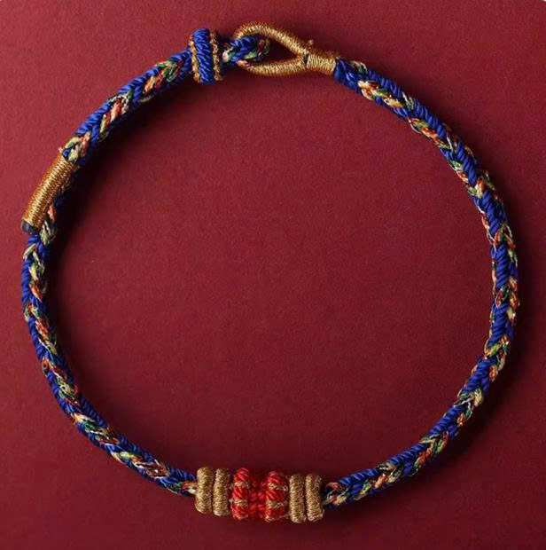 Vòng chỉ ngũ sắc may mắn Nepal MS643