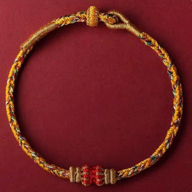 Vòng chỉ ngũ sắc may mắn Nepal MS648