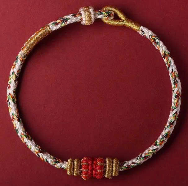 Vòng chỉ ngũ sắc may mắn Nepal MS652