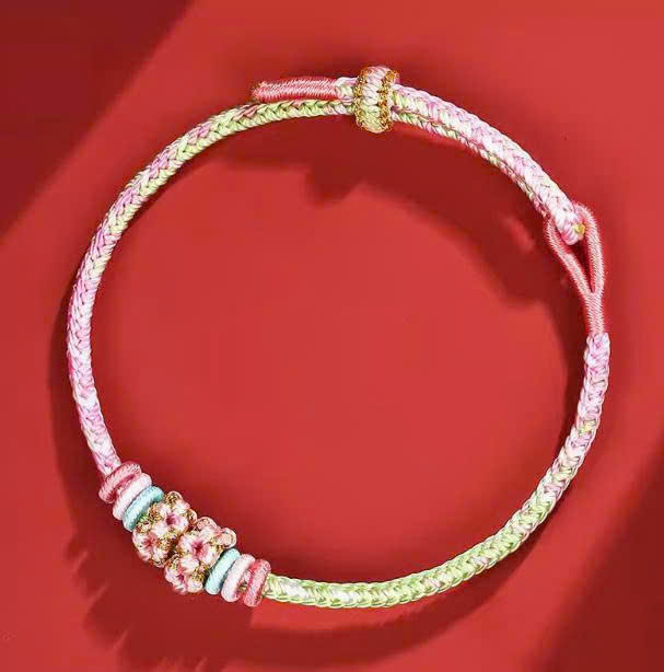 Vòng chỉ ngũ sắc may mắn Nepal MS659