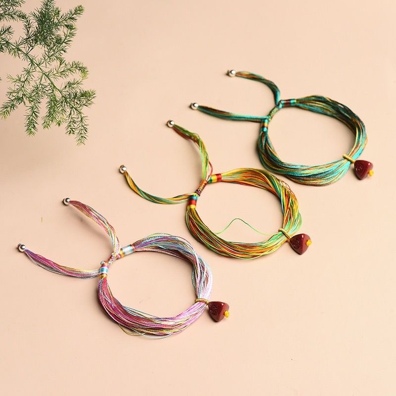 Vòng chỉ ngũ sắc may mắn Nepal MS660