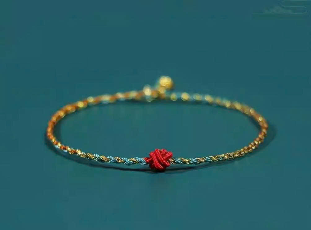 Vòng chỉ ngũ sắc may mắn Nepal MS662